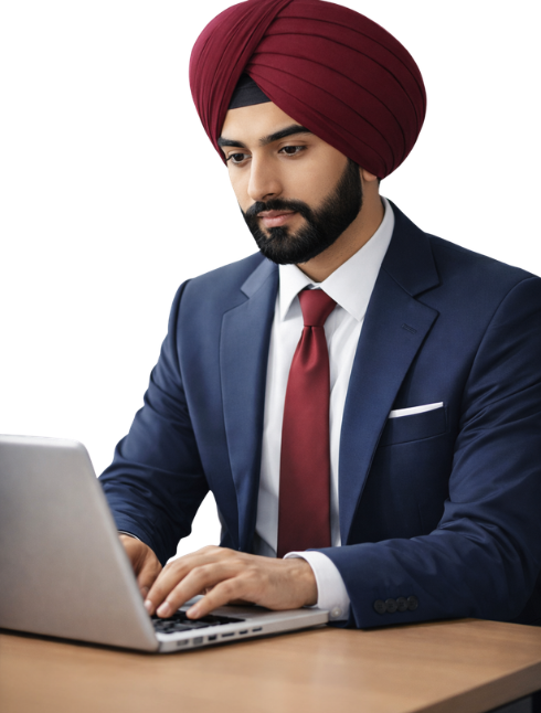 guy searching for job